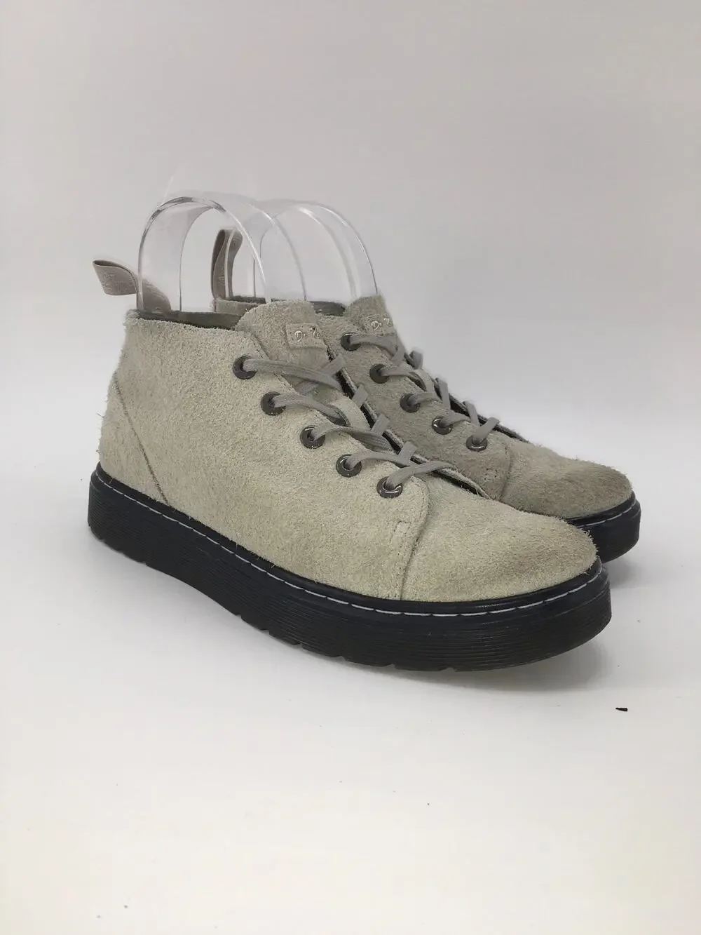 Dr Martens Baynes Mid Chukka Boot Mens 7 Womens 8 EU 39 Wooly Grey Suede Lace Up